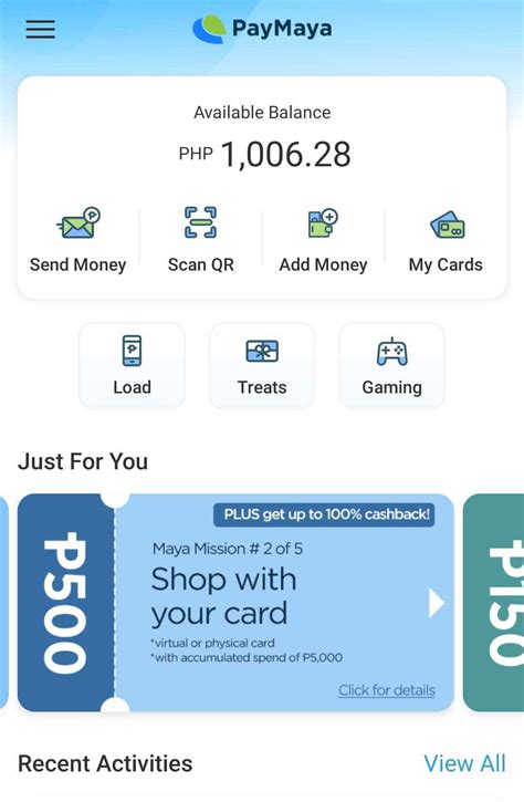 paymaya update today|Managing your account .